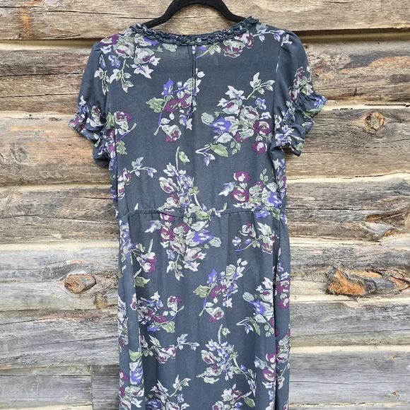 Converse Floral Sheer Dress, Size Medium - Picture 6 of 6
